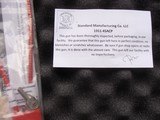 Standard Manufacturing 1911 In Box W/ Papers Deep Case Colors Engraved Bargain Beauty - 19 of 20