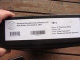 Standard Manufacturing 1911 In Box W/ Papers Deep Case Colors Engraved Bargain Beauty - 3 of 20