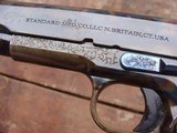Standard Manufacturing 1911 In Box W/ Papers Deep Case Colors Engraved Bargain Beauty - 14 of 20