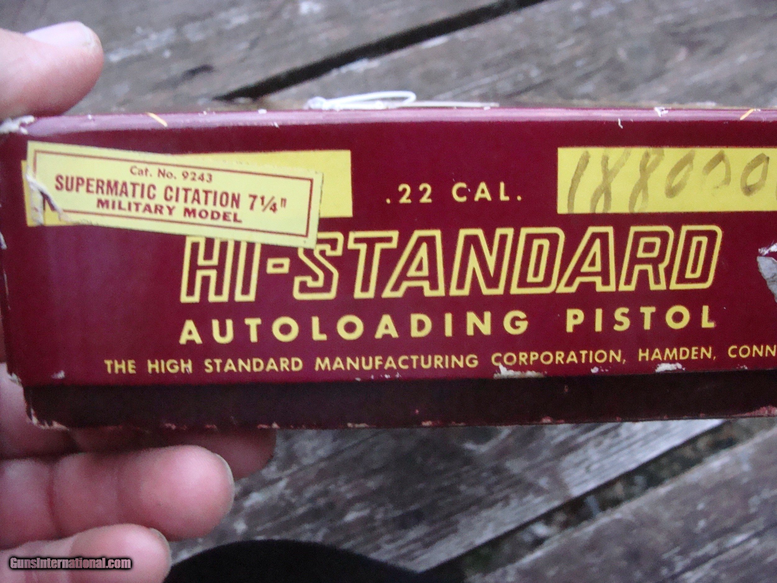 High Standard Supermatic Citation 106 Military As New In Correct Box Rare 7 1 4 Factory Barrel