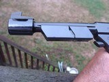 High Standard Olympic 22 Short with barrel weights and muzzle weight somewhat rare and hard to find in 22 short - 7 of 12