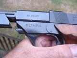 High Standard Olympic 22 Short with barrel weights and muzzle weight somewhat rare and hard to find in 22 short - 8 of 12