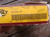 Colt Officers Ultimate (Brite) Stainless 1986 Series 80 MK1V In Box With Papers !!!!! - 2 of 11