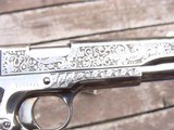 Matched Pair Fully Engraved 1911's Consecutively Numbered Must See With Rhinestones !!!! - 7 of 18