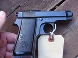 Beretta 1935 Model Excellent Very Lightly Used Considered By Some To Be The Finest Pocket Pistol Made - 2 of 7