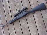 Ruger Ranch Rifle 300 Blackout As New Blue Synthetic With Scope - 6 of 9
