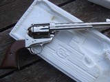Colt SAA Nickel Vintage New In Box 7 1/2 44 Special ABSOLUTELY BEAUTIFUL GUN UNFIRED UNTURNED - 5 of 20