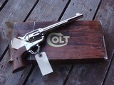 Colt SAA Nickel Vintage New In Box 7 1/2 44 Special ABSOLUTELY BEAUTIFUL GUN UNFIRED UNTURNED - 2 of 20