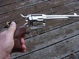 Colt SAA Nickel Vintage New In Box 7 1/2 44 Special ABSOLUTELY BEAUTIFUL GUN UNFIRED UNTURNED - 7 of 20