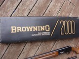 Browning 2000 2 barrel set with factory slug barrel In Box With Manual Rare Find Near New 12 ga. - 9 of 14