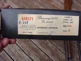 Browning 2000 2 barrel set with factory slug barrel In Box With Manual Rare Find Near New 12 ga. - 13 of 14