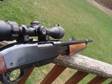 Remington 7600 Carbine 100% Condition With Scope As New No Box Walnut Stock True Carbine Marked Carbine - 11 of 13