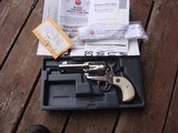 Ruger Vaquero 3 3/4" Bright Stainless Birdhead Near New In Box 45 LC - 1 of 6