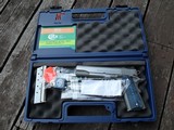 Colt 1911 Series 70 38 Super Stainless Competition Model As New In Box Factory National Match Barrel - 1 of 7