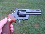 Colt Python 1966 4" Blue As New In Box With Papers, Target and Original ReceiptCOLLECTORS DREAM - 4 of 20