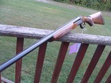 Ithaca 200 E 20 ga. Near Perfect 25" Sk & Sk Semi Beavertail Forend, Ejectors, Single Selective Trigger, Engraved Killer Bird Gun - 18 of 20