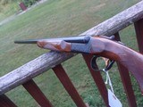 Ithaca 200 E 20 ga. Near Perfect 25" Sk & Sk Semi Beavertail Forend, Ejectors, Single Selective Trigger, Engraved Killer Bird Gun - 2 of 20