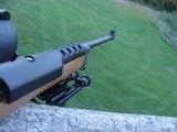 Ruger Mini 14 Modern Production with bipod and adjustable pad and cheekpiece - 3 of 12