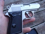 Walther PPK Beautiful As New In Its Unique Leather or Leatherett Box James Bond Gun !!!! - 5 of 9