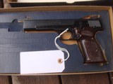 Smith & Wesson model 46 5 1/2 Bull Barrel Only 500 Made As New In Box With Target And Papers Collector 1965 - 17 of 17