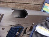 Colt 1911 Govt Model Competition Model New Series 70 45 Stainless As New In Box With Papers - 8 of 10