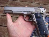 Colt 1911 Govt Model Competition Model New Series 70 45 Stainless As New In Box With Papers - 6 of 10