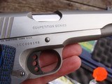 Colt 1911 Govt Model Competition Model New Series 70 45 Stainless As New In Box With Papers - 7 of 10