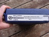 Colt 1911 Govt Model Competition Model New Series 70 45 Stainless As New In Box With Papers - 10 of 10