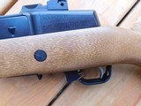 Ruger Mini 14 Ranch Rifle 5.56 Wood Stock Blue as new with 2 mags and rings - 3 of 5