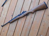 Ruger Mini 14 Ranch Rifle 5.56 Wood Stock Blue as new with 2 mags and rings - 1 of 5