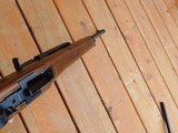 Ruger Mini 14 Ranch Rifle 5.56 Wood Stock Blue as new with 2 mags and rings - 4 of 5