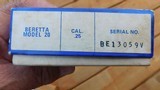 Beretta Model 20 Vintage NEW IN BOX (we have 2 others similar model 950's (jetfire models) all NIB) - 2 of 5