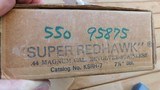 Ruger Vintage Super Redhawk NEW IN BOX 71/2 BARREL WITH SCOPE RINGS..100% NEW - 3 of 10