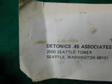 Detonics Combat Master Near New In Correct Pouch With Papers Not Often Found - 6 of 12