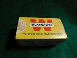 30 Cal Carbine Vintage Winchester Red And Yellow Full Box Collect Or Shoot - 2 of 2