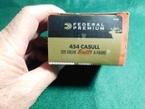 454 Casull Federal Premium 300 gr Bear Defense Ammo