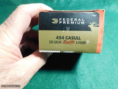 454 Casull Federal Premium 300 gr Bear Defense Ammo