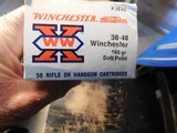 38-40 Box Winchester 180 Gr Soft Point - 2 of 2
