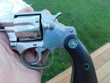 Colt Police Positive 1918 (possible 1914) 38 Colt cal Nickel Nice Tight Older Gun Bargain Price - 2 of 7