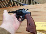 High Standard .22 Vintage 9 Shot Revolver Near New In Box With Holster Right Out of the 60's or 70's in a time warp R-107 - 8 of 9