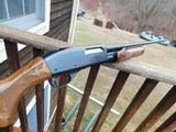 Remington 870 20 ga Deluxe Wingmaster Vintage Silver Lifter, Flying Duck Pistol Grip Fleur De Lis Checkering 1969 - 10 of 15