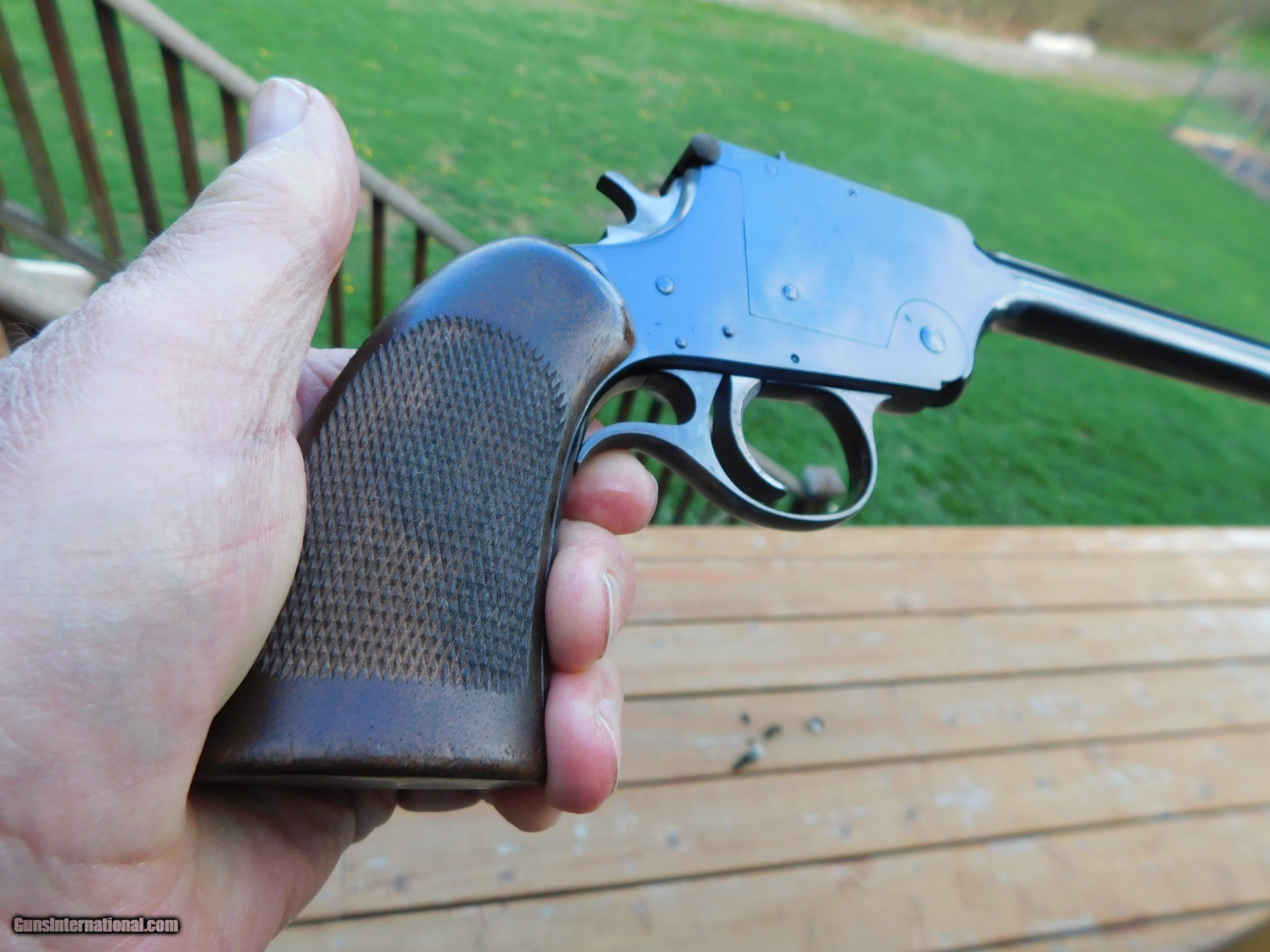 H&R 195 USRA 22 Single Shot Target Pistol Beauty. Ex Condition Perfect Bore