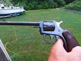 H&R 922 9 shot 22 cal revolver. Not junk Quality solid steel US Made Double Action Revolver 1950 C&R Qualified - 2 of 6