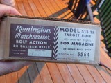 Remington 513 MATCHMASTERAS NEW IN BOX WITH OPTIONAL REDFIELD ALMOST IMPOSSIBLE TO FINDREMINGTON COLLECTOR - 2 of 12