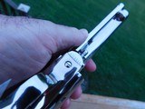 Colt SAA Custom Shop Nickel 4 3/4