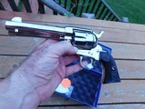 Colt SAA Custom Shop Nickel 4 3/4