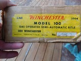 Pre 64 Winchester Model 100 284 As New in Box With Papers !!!!!!! 1963 2d Year Production ** - 2 of 19