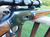 Marlin 1894 S 44 Mag Texan (straight stock) Carbine with scope and william receiver sight Near New Beauty JM - 1 of 16