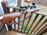 Remington Model 7 243 As New 1990 Beauty With Scope Walnut Stock With Schnable Forend - 2 of 11