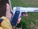 Colt 1911 Competition Series 70 Stainless 9mm
As New * In Box With Paper and extra Wilson Mag - 2 of 12
